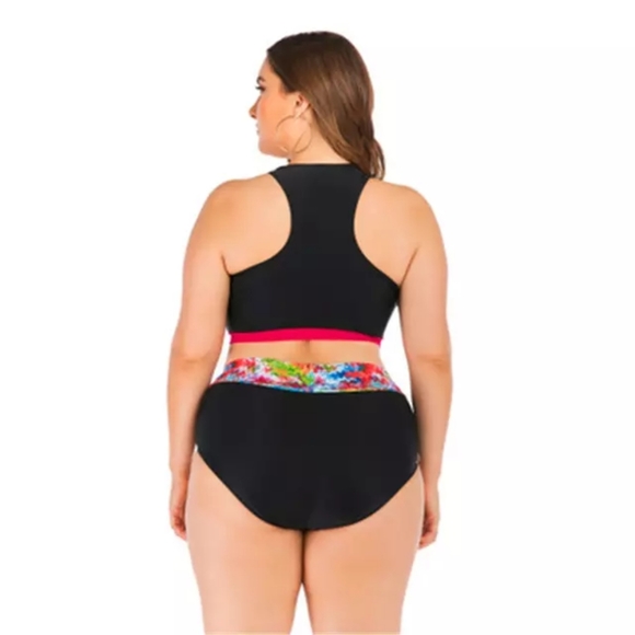 Best Tankini Swimsuits with Boy Shorts Plus Size Bathing Suits, Sz 12-16 - Picture 2 of 5